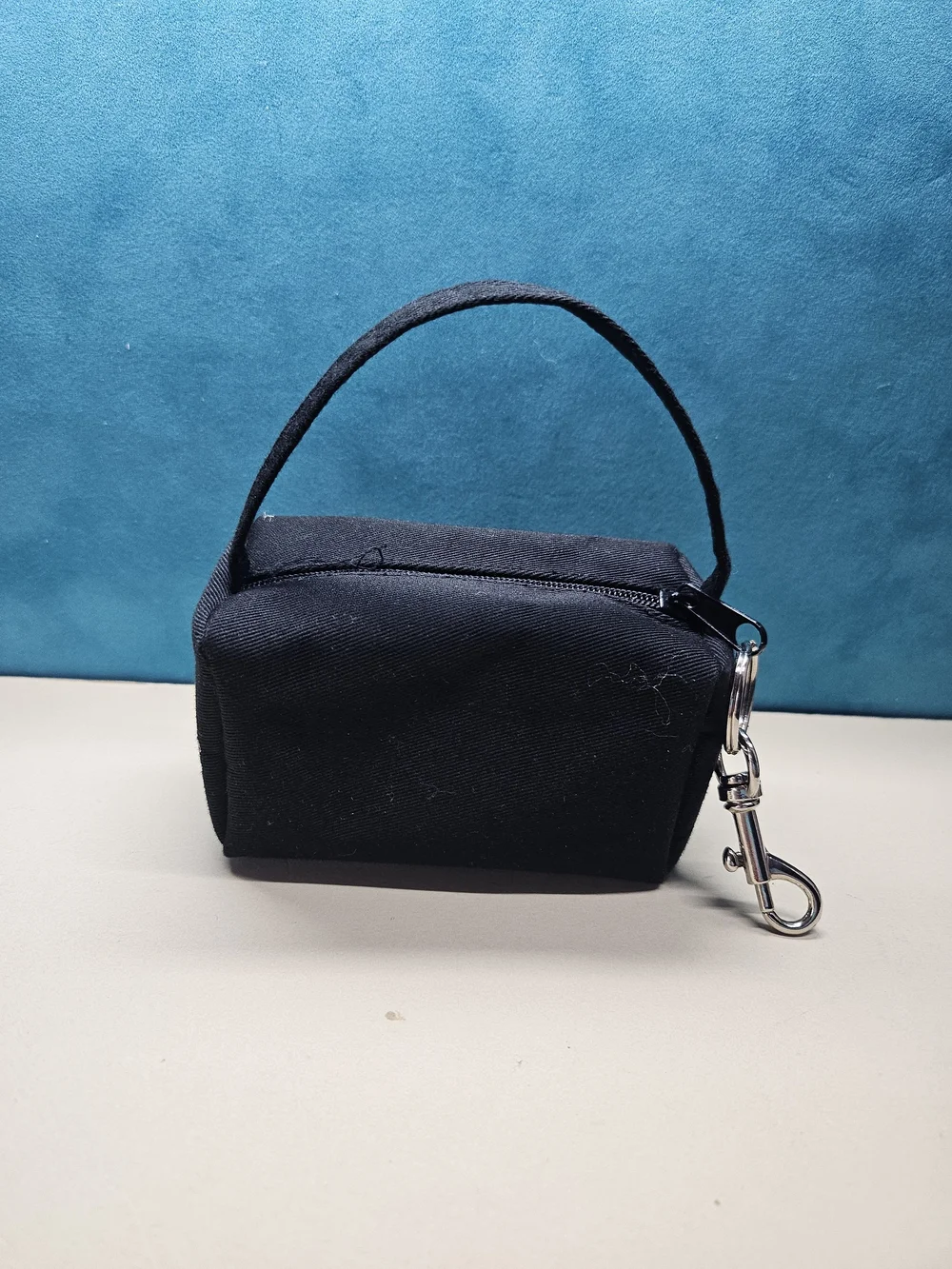 adidas Black Mini Handle Bag with Logo